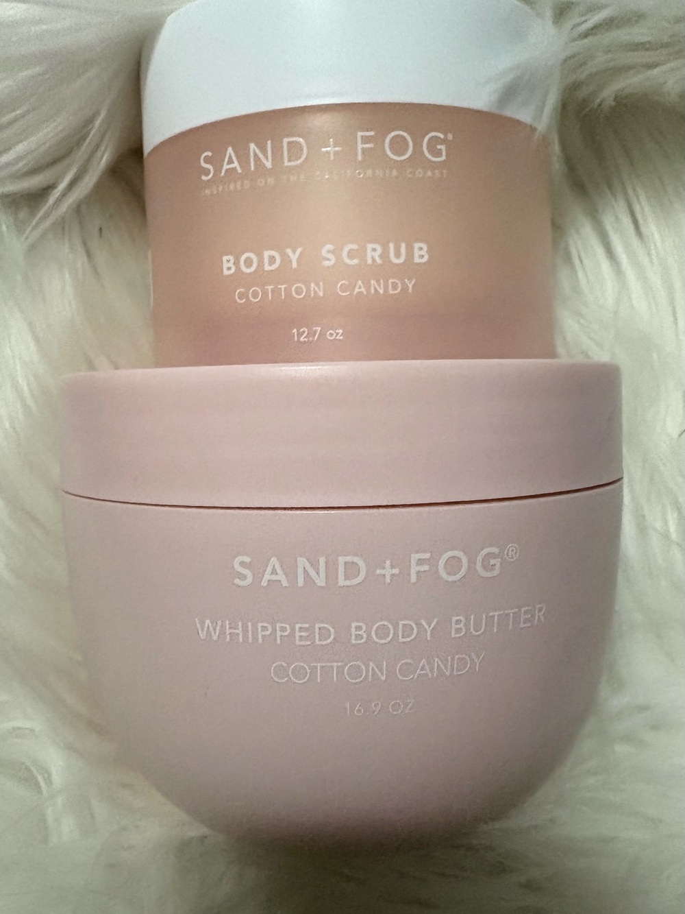 Sand + Fog Cotton Candy Bundle incl. Whipped Body Butter & Body Scrub